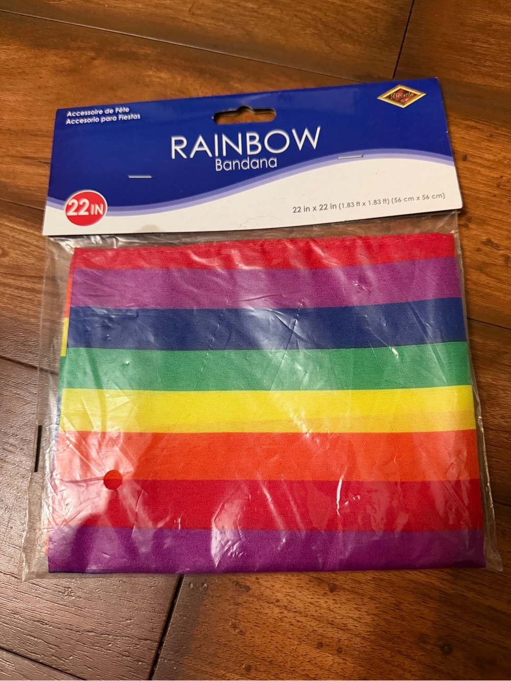 Rainbow Bandana Striped Multicolor Bandana - Rainbow